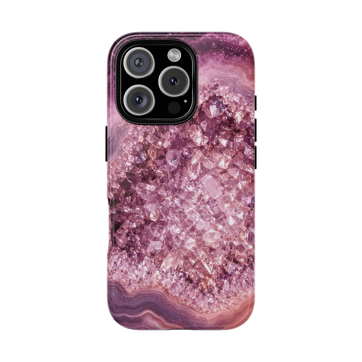 Geode Core - Rose Quartz Phone Case