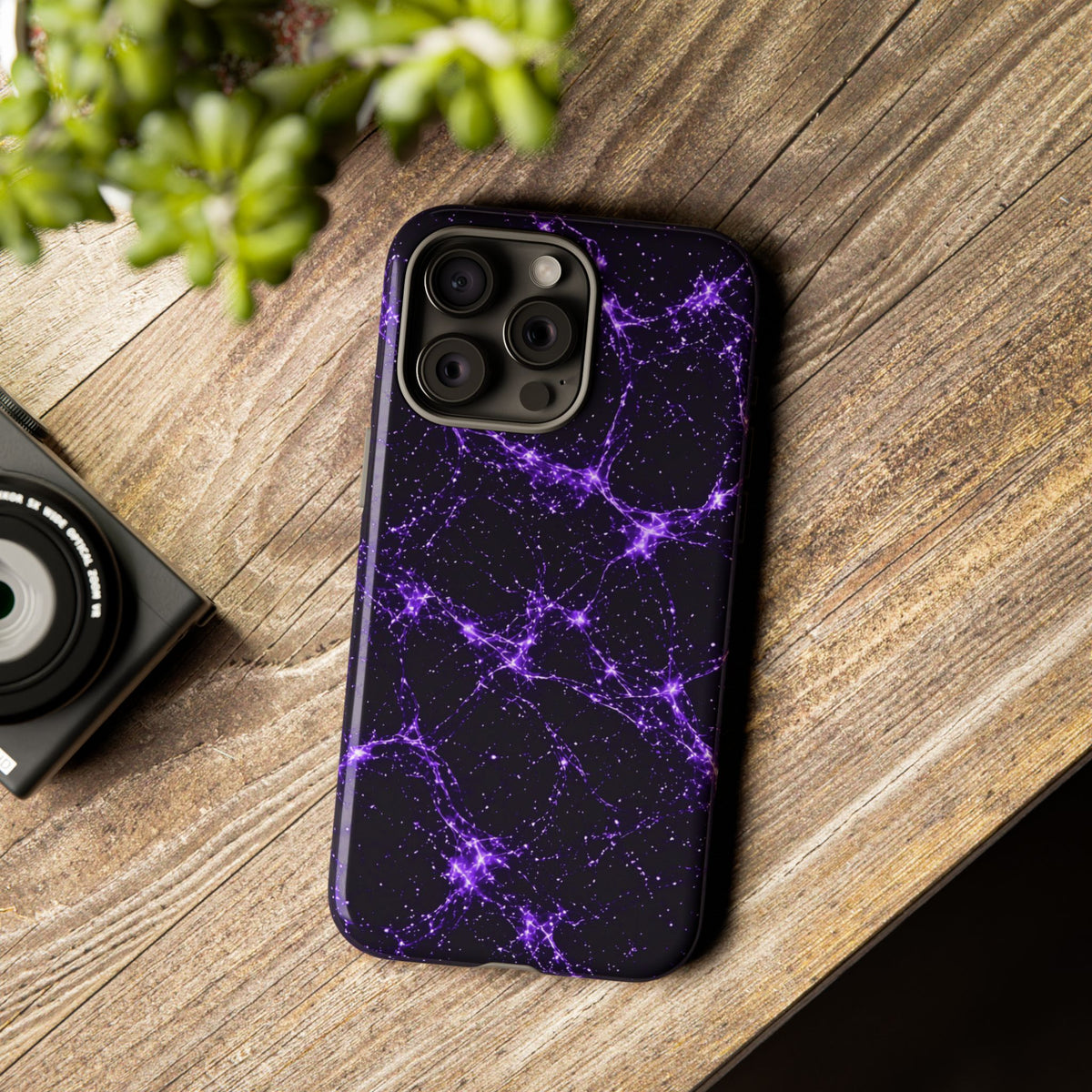 Neon Mycelium - Ultraviolet Phone Case