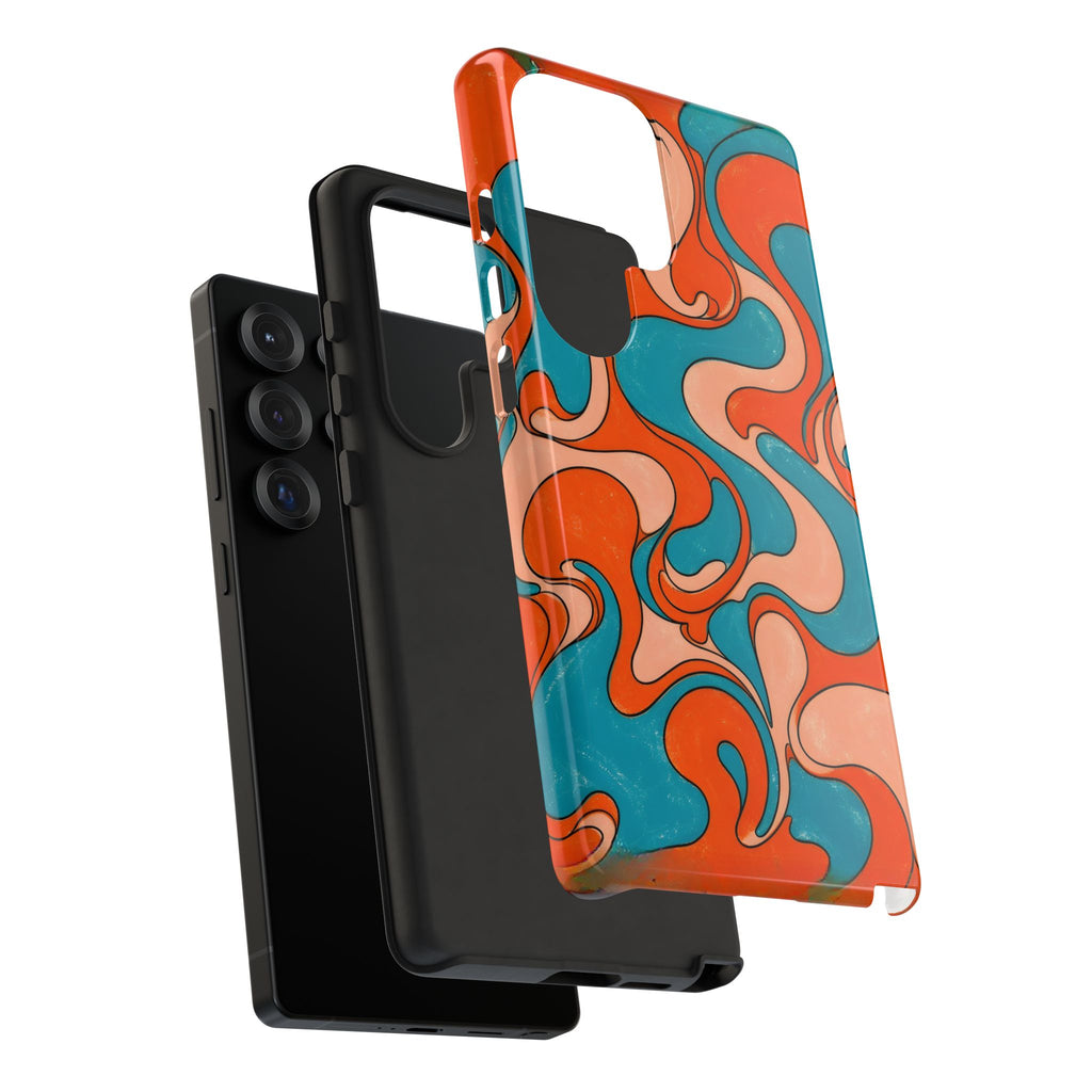 Fillmore Flow - Blood Orange & Teal Phone Case