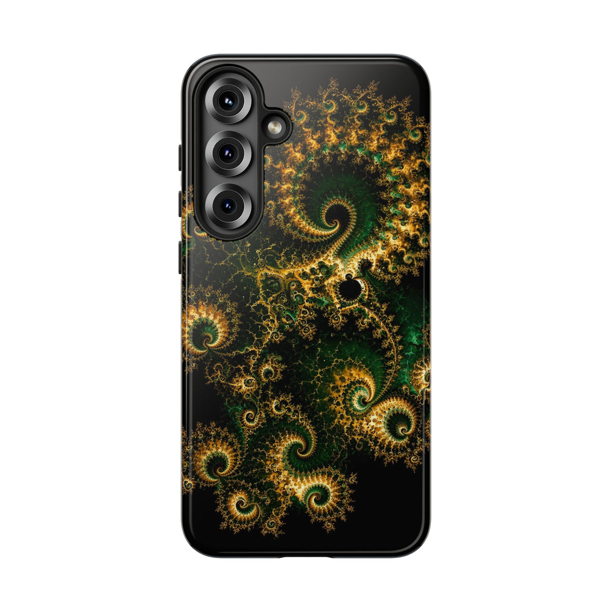 Copper Infinity - Emerald & Gold Phone Case