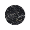 Black & Silver Marble Coaster