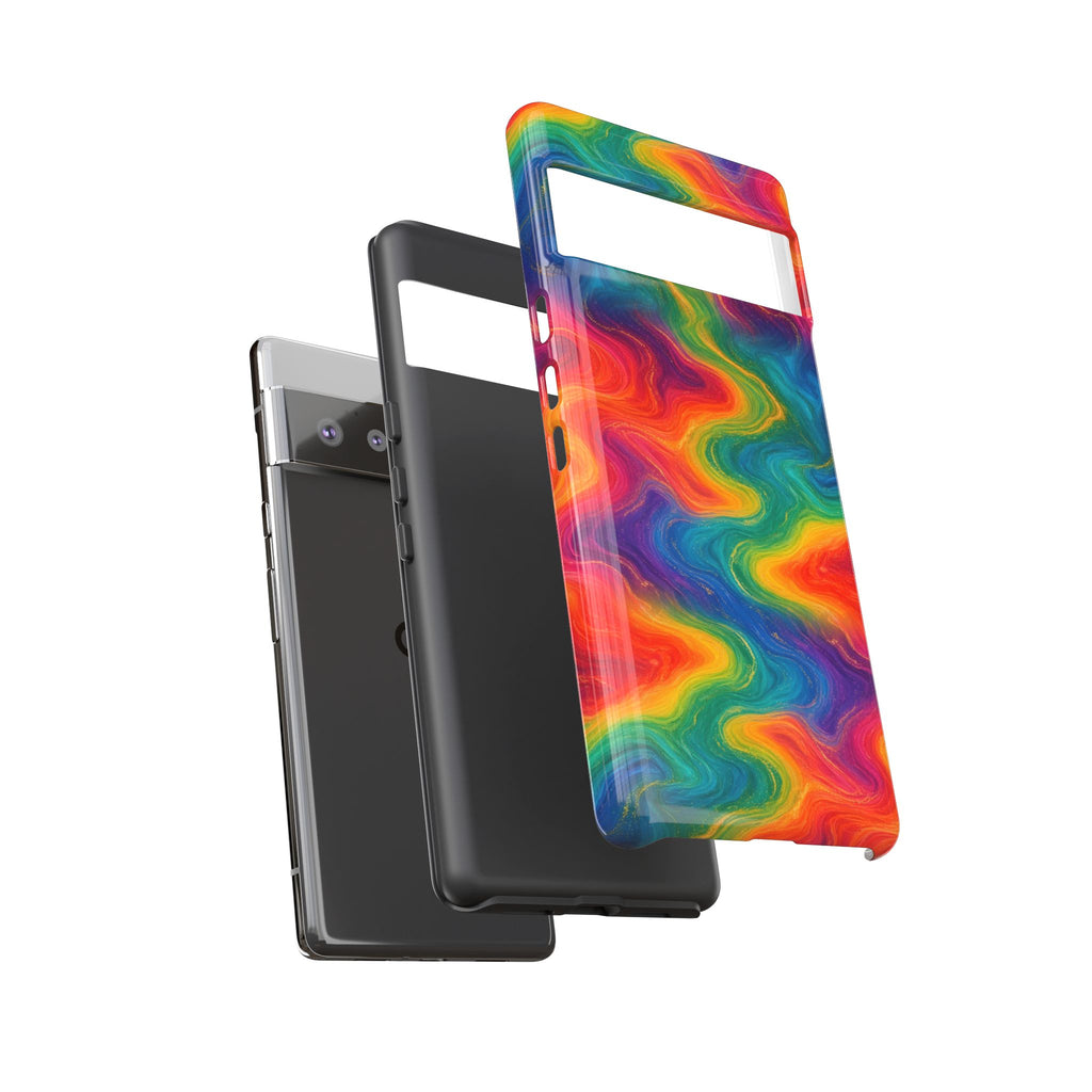 Rainbow Marble Phone Case