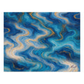 Ocean Blue Marble Puzzle