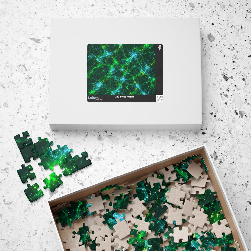Neon Mycelium - Mermaid Jigsaw Puzzle