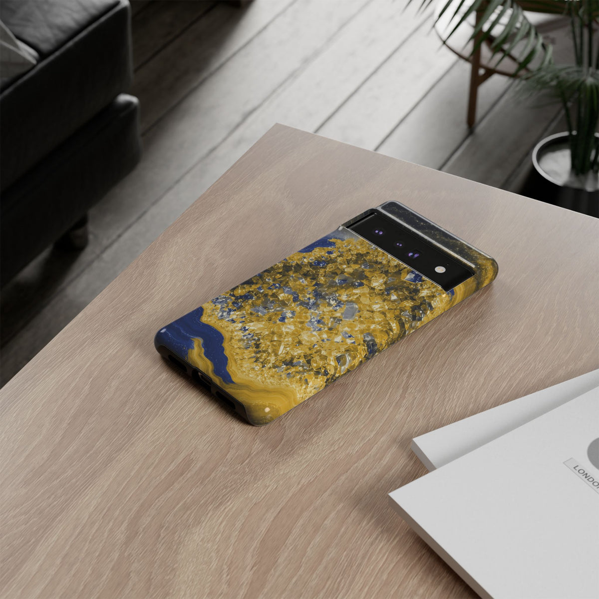 Geode Core - Mustard Navy Phone Case