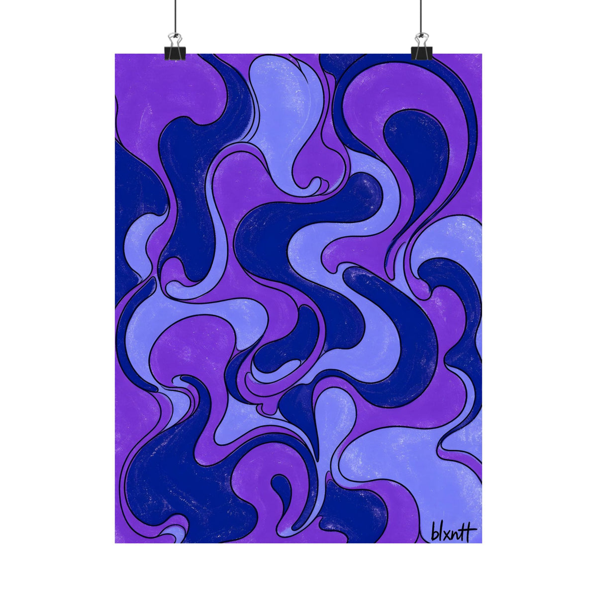Fillmore Flow - Ultraviolet Poster