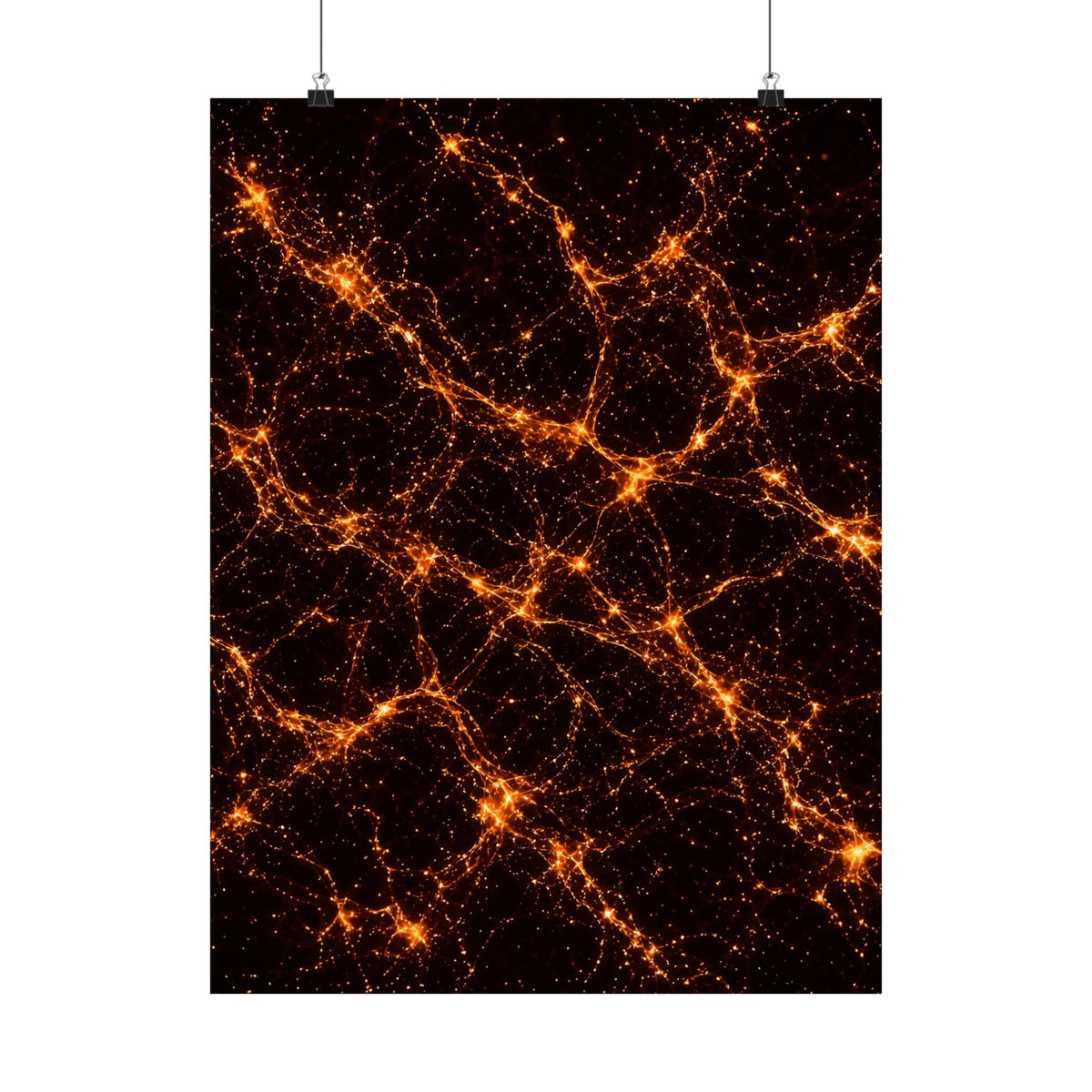 Neon Mycelium - Solar Flare Poster