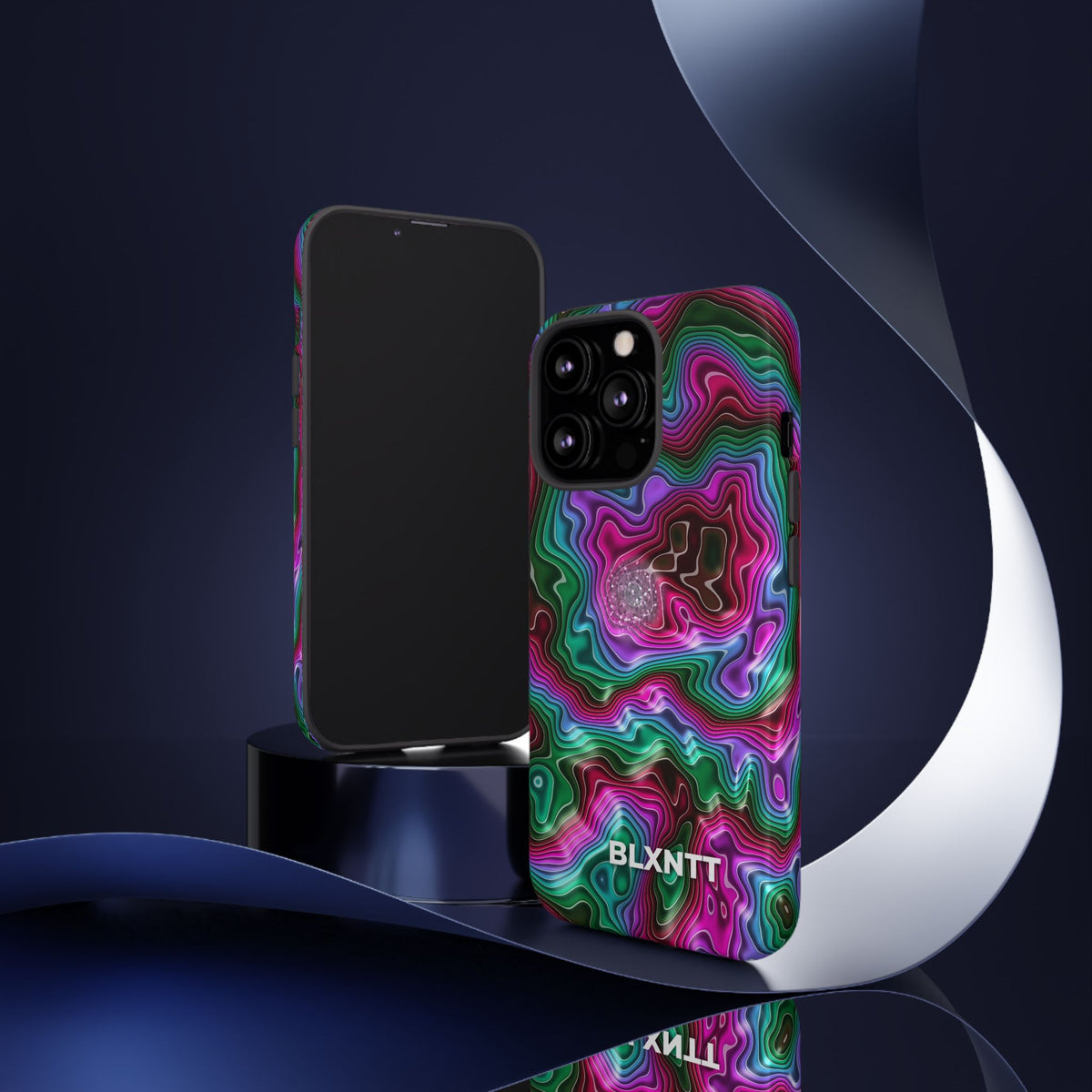 Neon Agate Phone Case