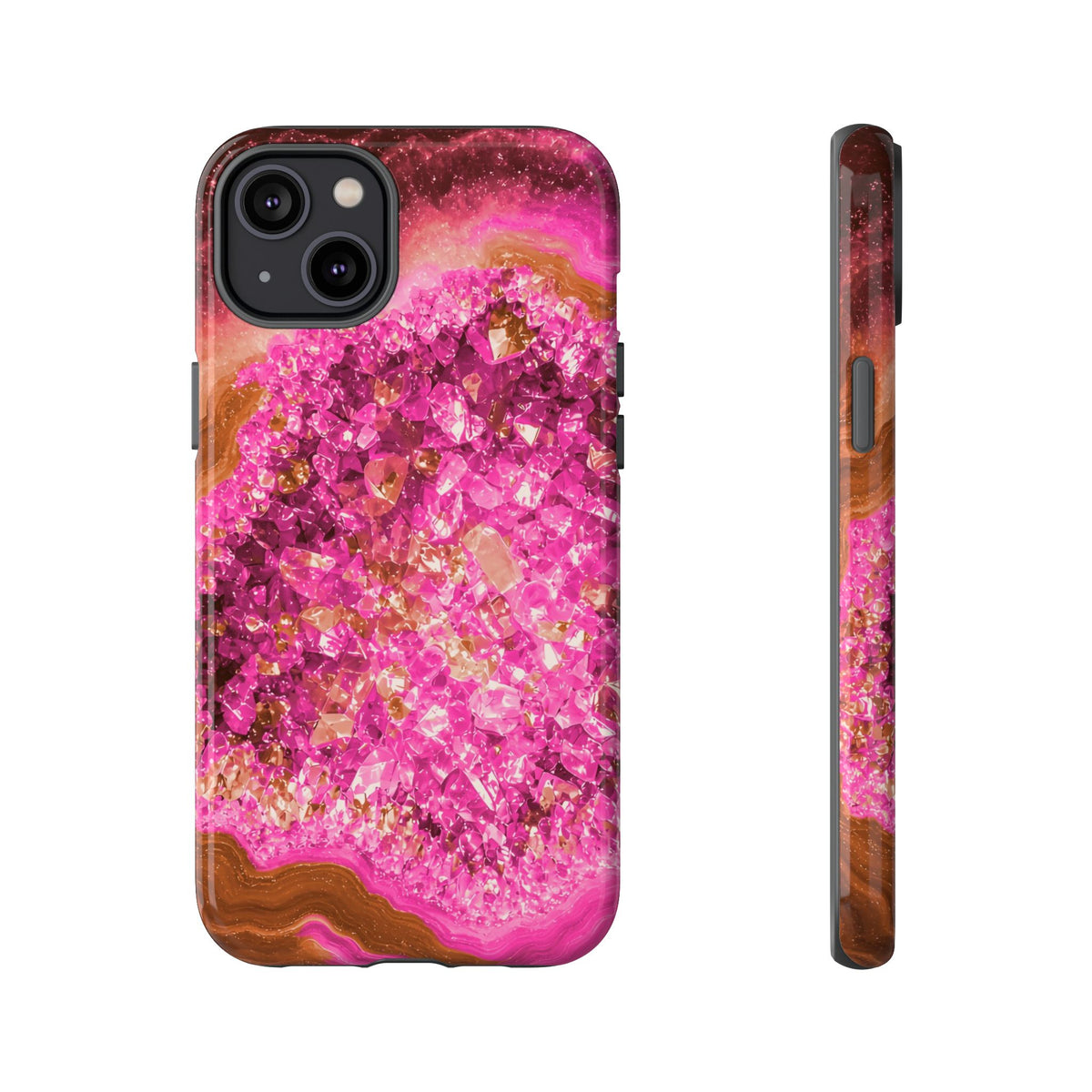 Geode Core - Terracotta Neon Phone Case