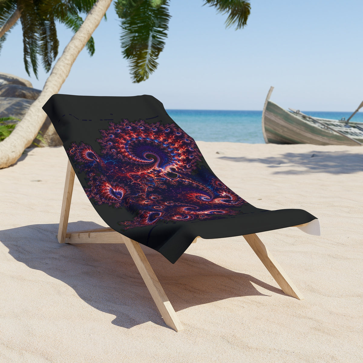 Copper Infinity - Jewel Tones Beach Towel