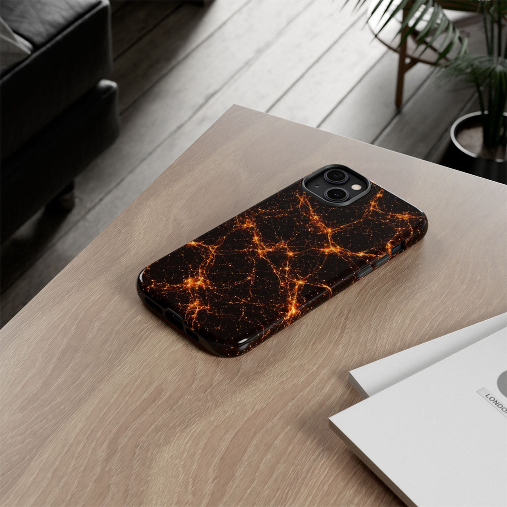 Neon Mycelium - Solar Flare Phone Case