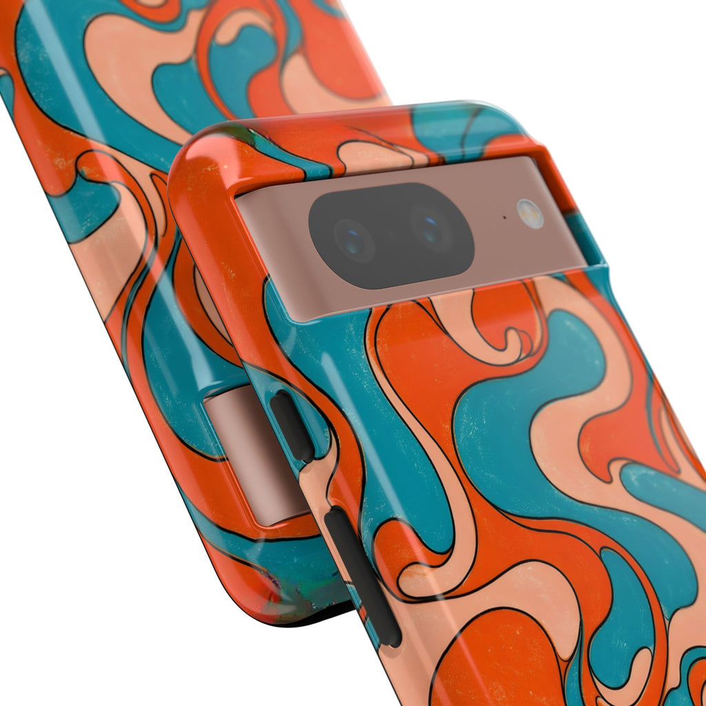Fillmore Flow - Blood Orange & Teal Phone Case