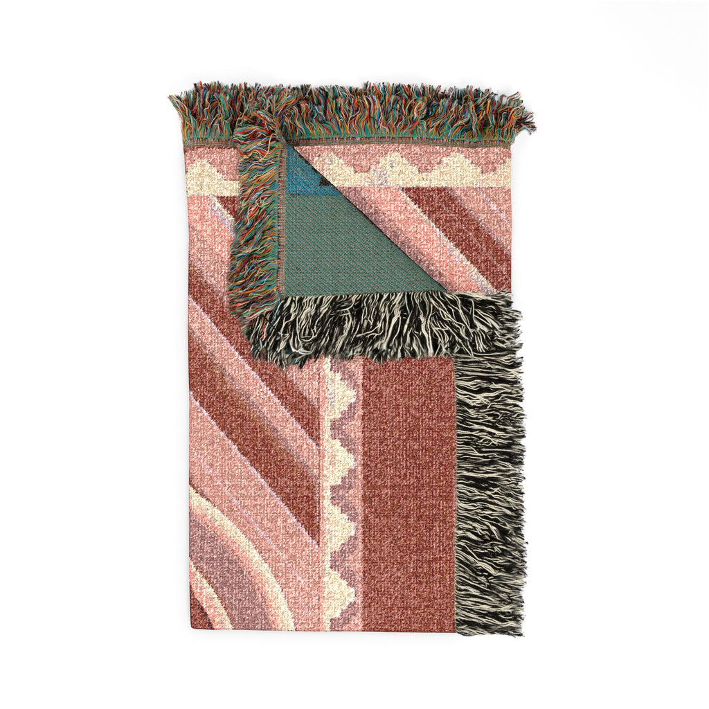 BLXNTT Pink Hippie Woven Blanket #4