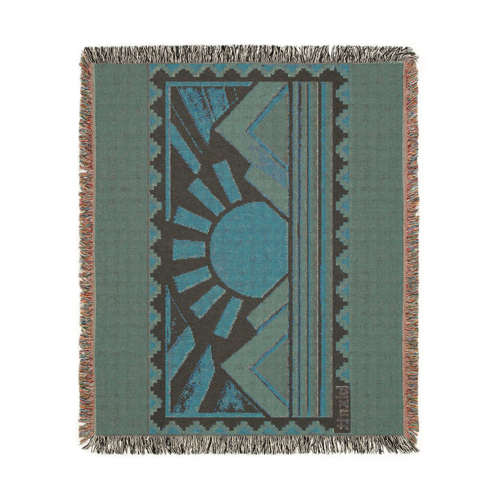 BLXNTT Orange Hippie Woven Blanket #1