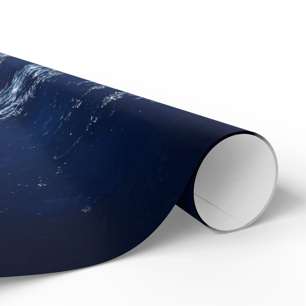 Copper Infinity - Ice Blue & Silver Wrapping Paper