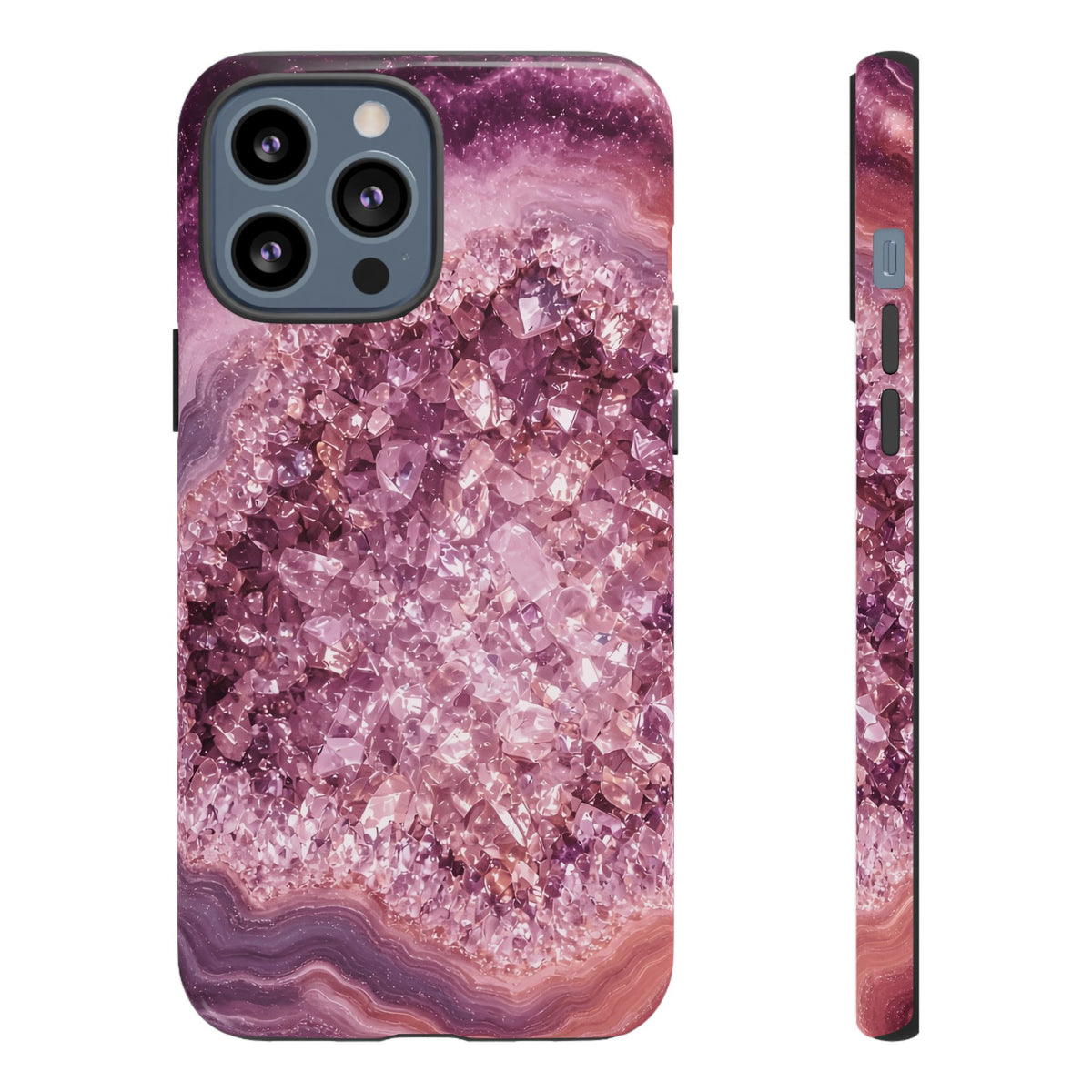 Geode Core - Rose Quartz Phone Case