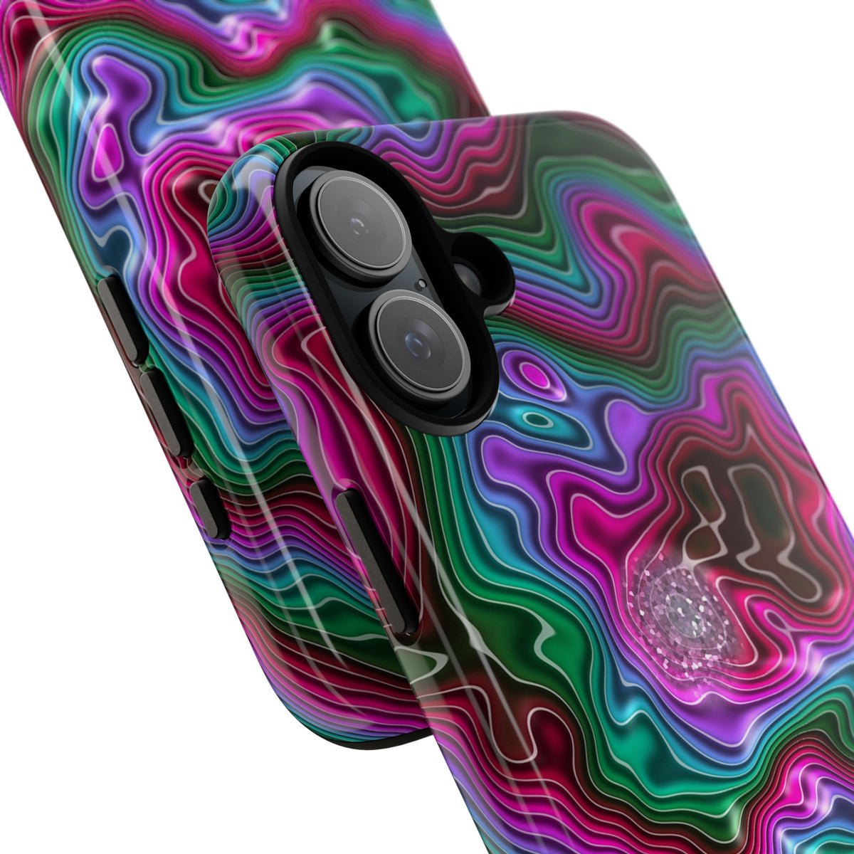 Neon Agate Phone Case