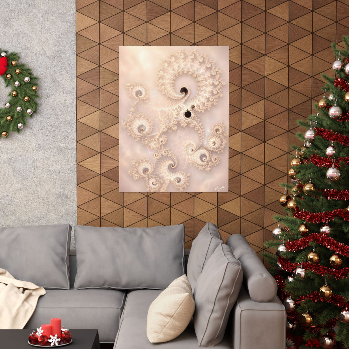 Copper Infinity - Champagne Pearl Poster
