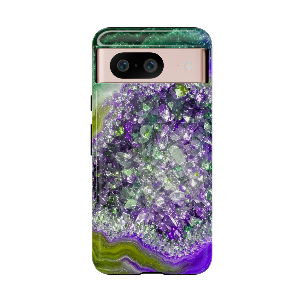 Geode Core - Ruby Emerald Phone Case