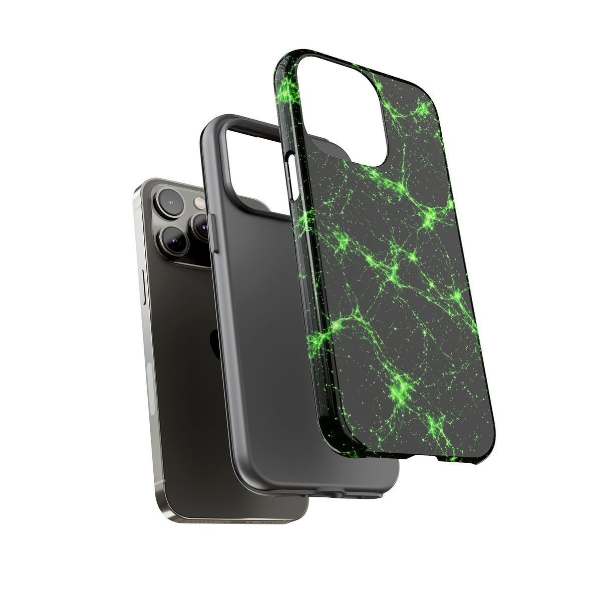 Neon Mycelium - Toxic Lime Phone Case