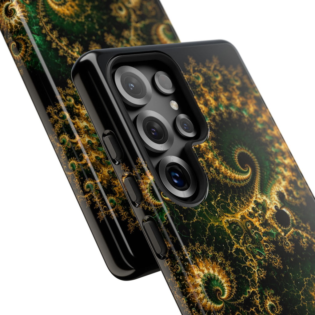 Copper Infinity - Emerald & Gold Phone Case