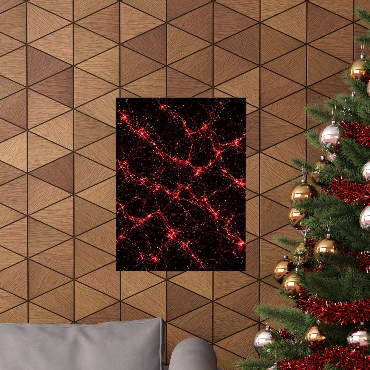 Neon Mycelium - Blood Moon Poster