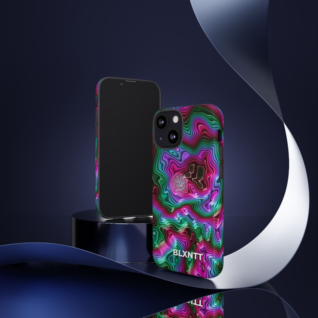 Neon Agate Phone Case