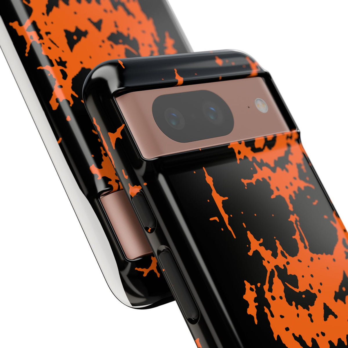 Orange Spiderweb Pumpkin Phone Case