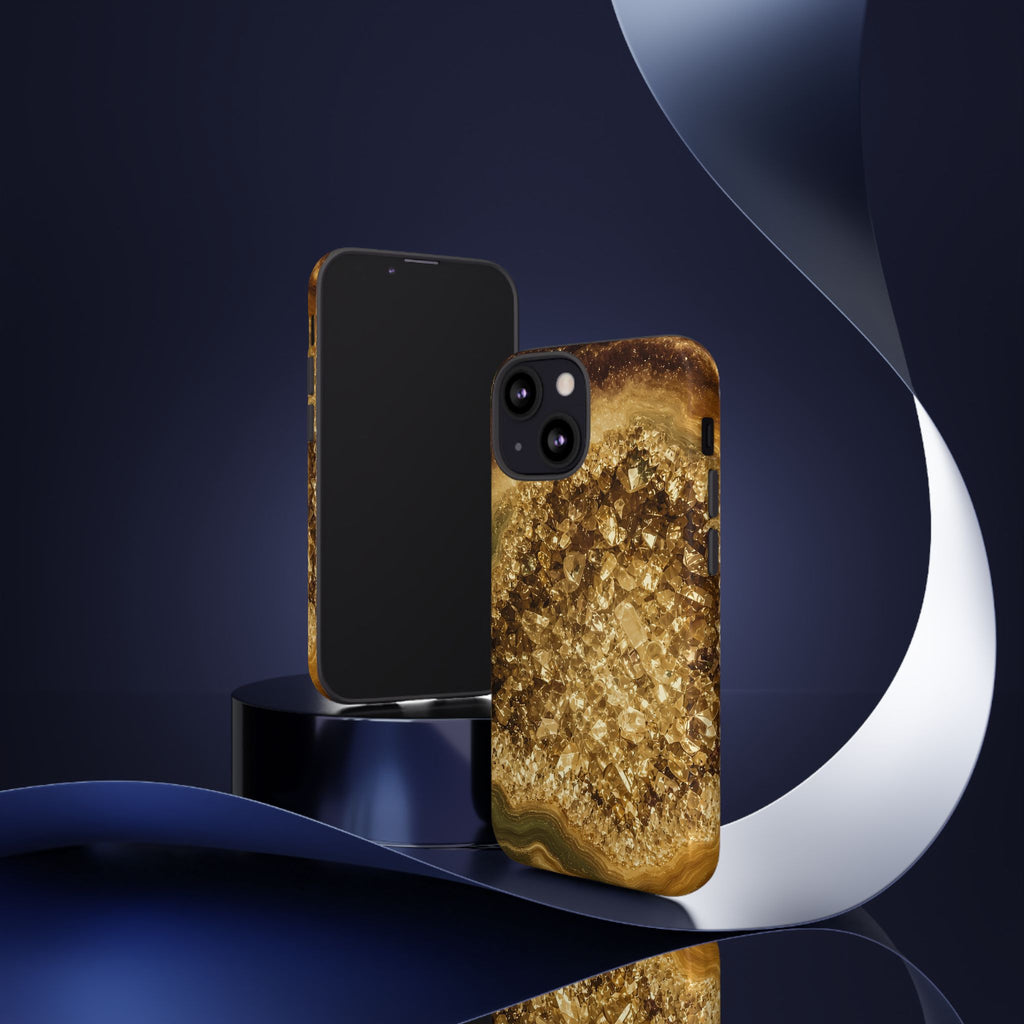 Geode Core - Gold Vein Phone Case