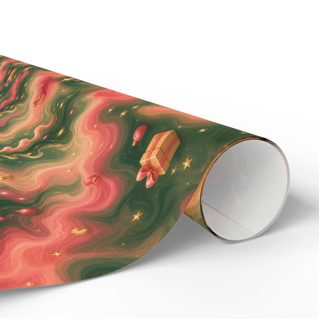 Trees Trippy Christmas Wrapping Paper