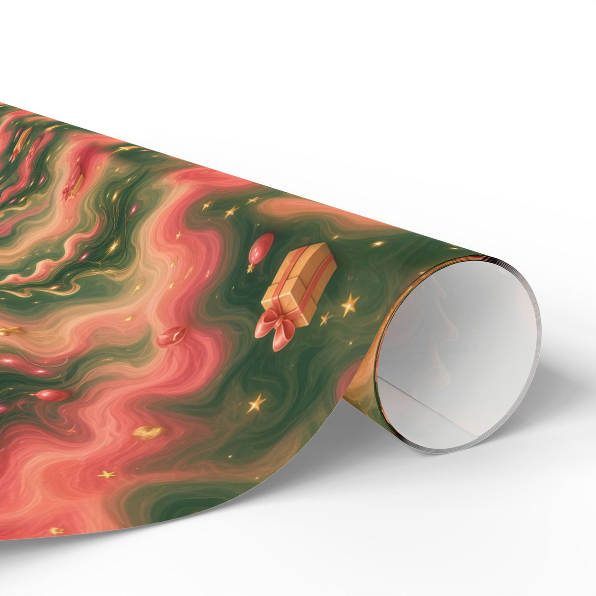 Trees Trippy Christmas Wrapping Paper