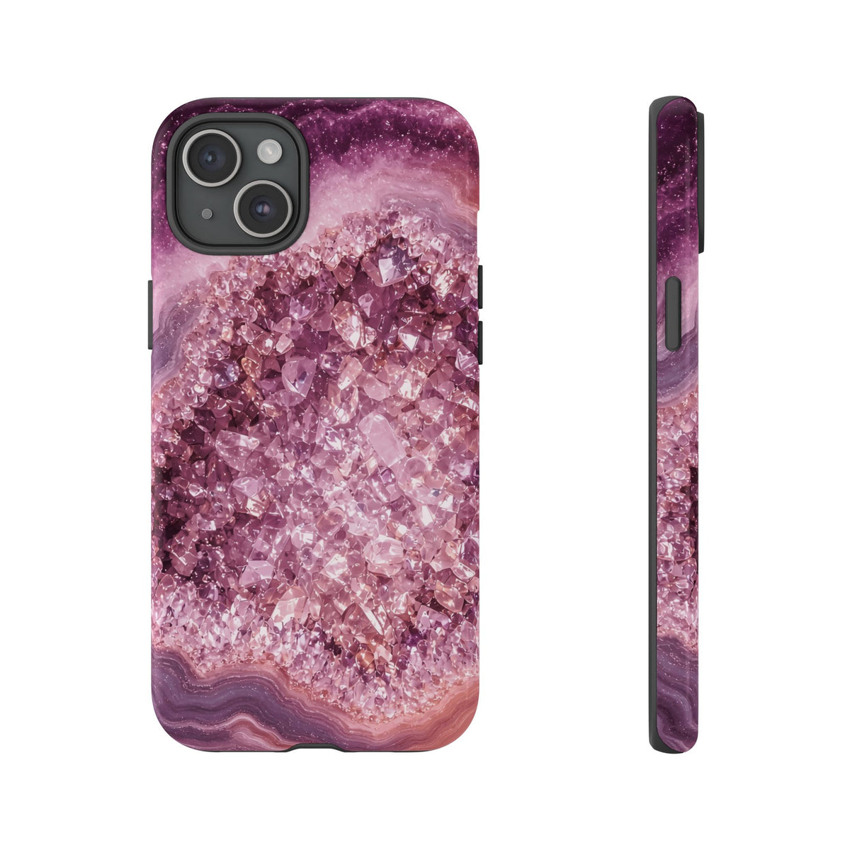 Geode Core - Rose Quartz Phone Case
