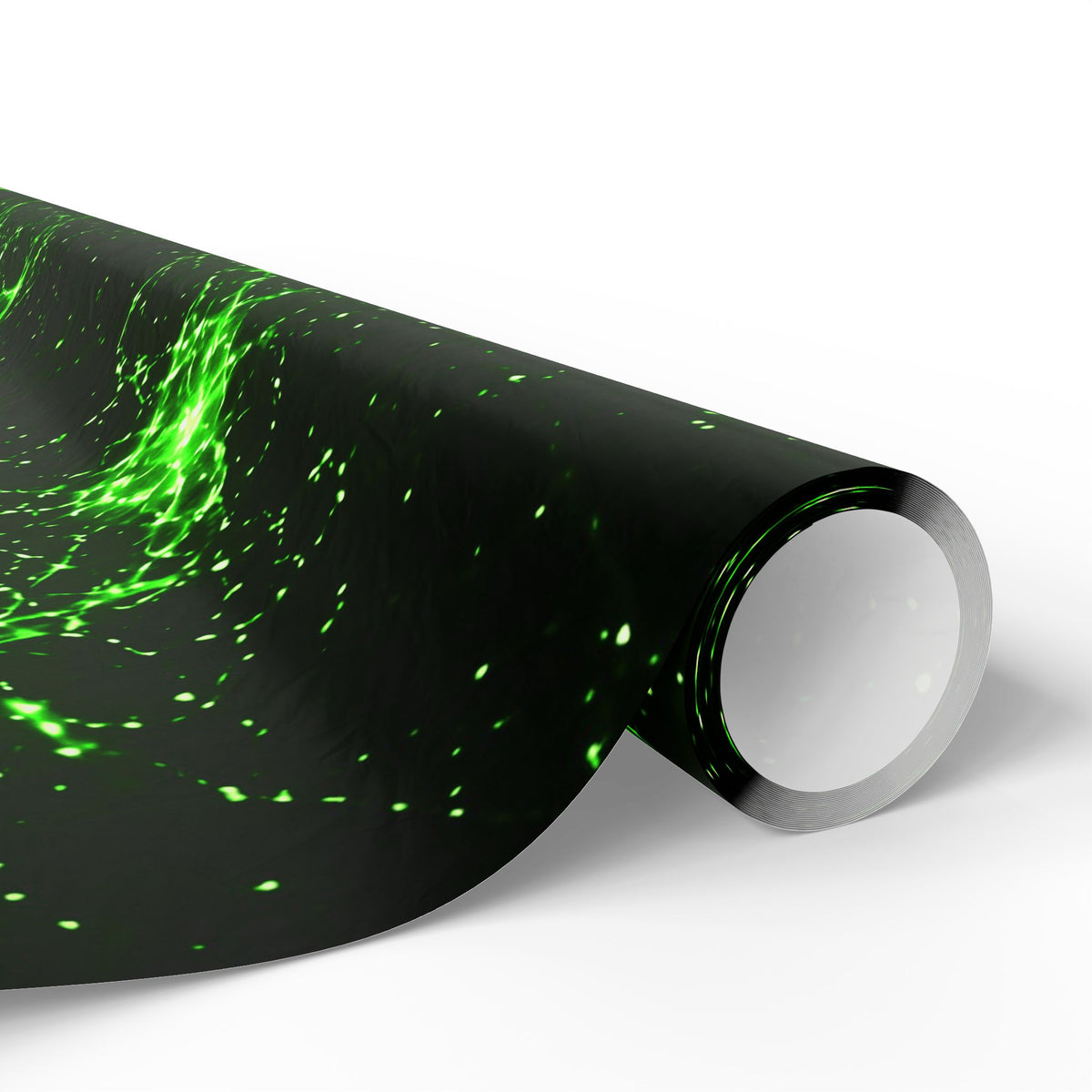 Neon Mycelium - Toxic Lime Wrapping Paper