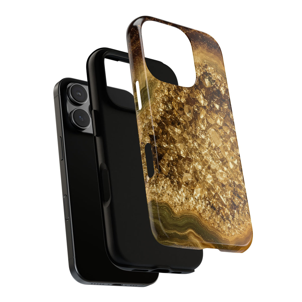 Geode Core - Gold Vein Phone Case