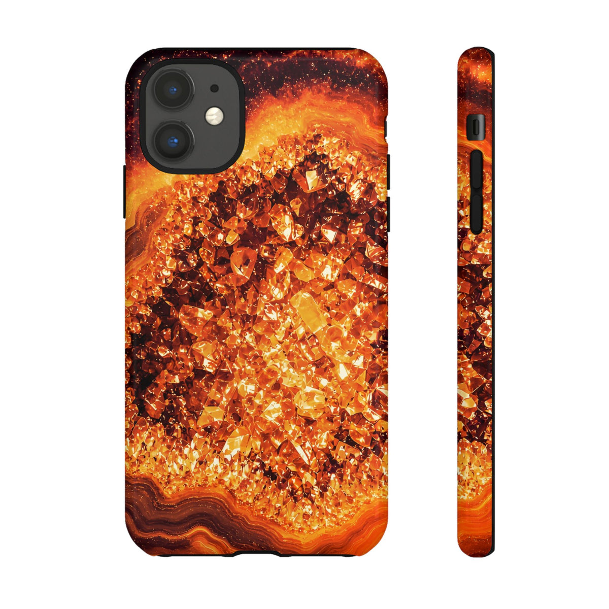 Geode Core - Molten Lava Phone Case