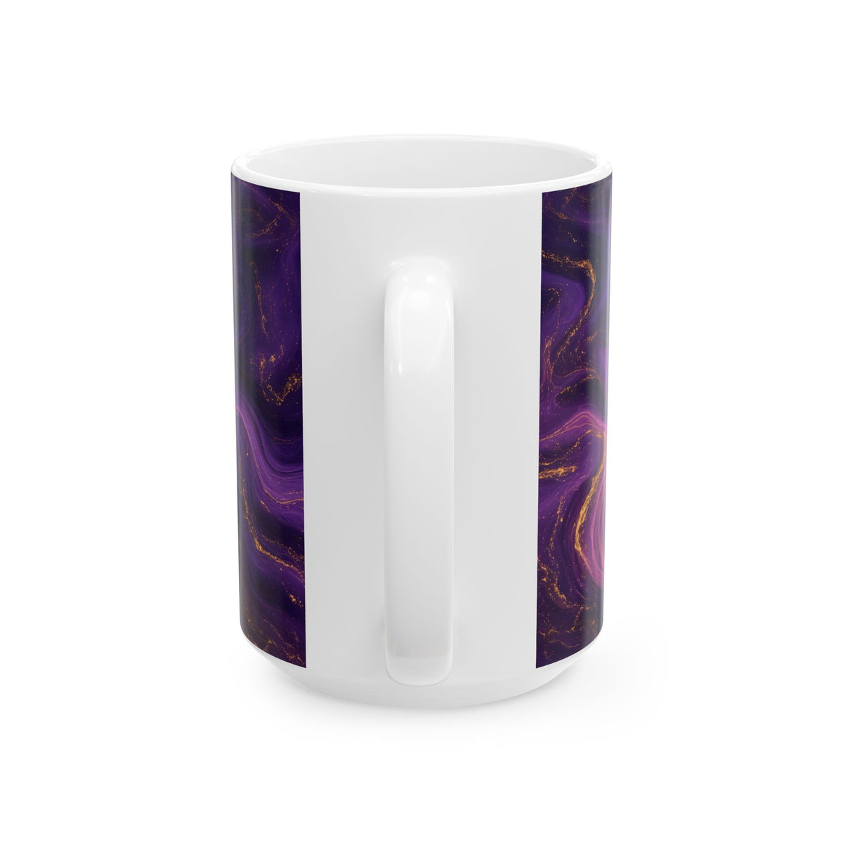 Royal Purple Marble Mug
