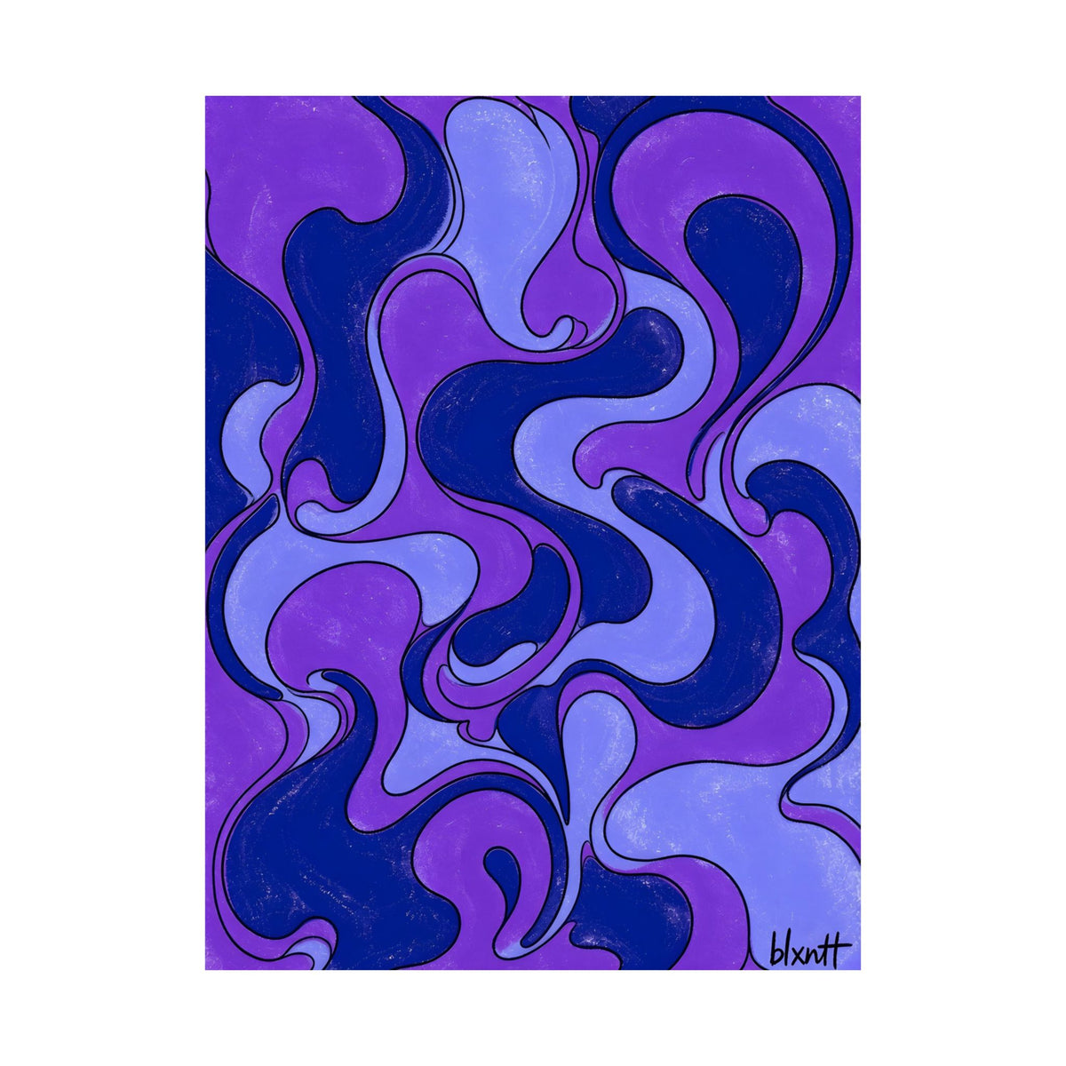 Fillmore Flow - Ultraviolet Poster