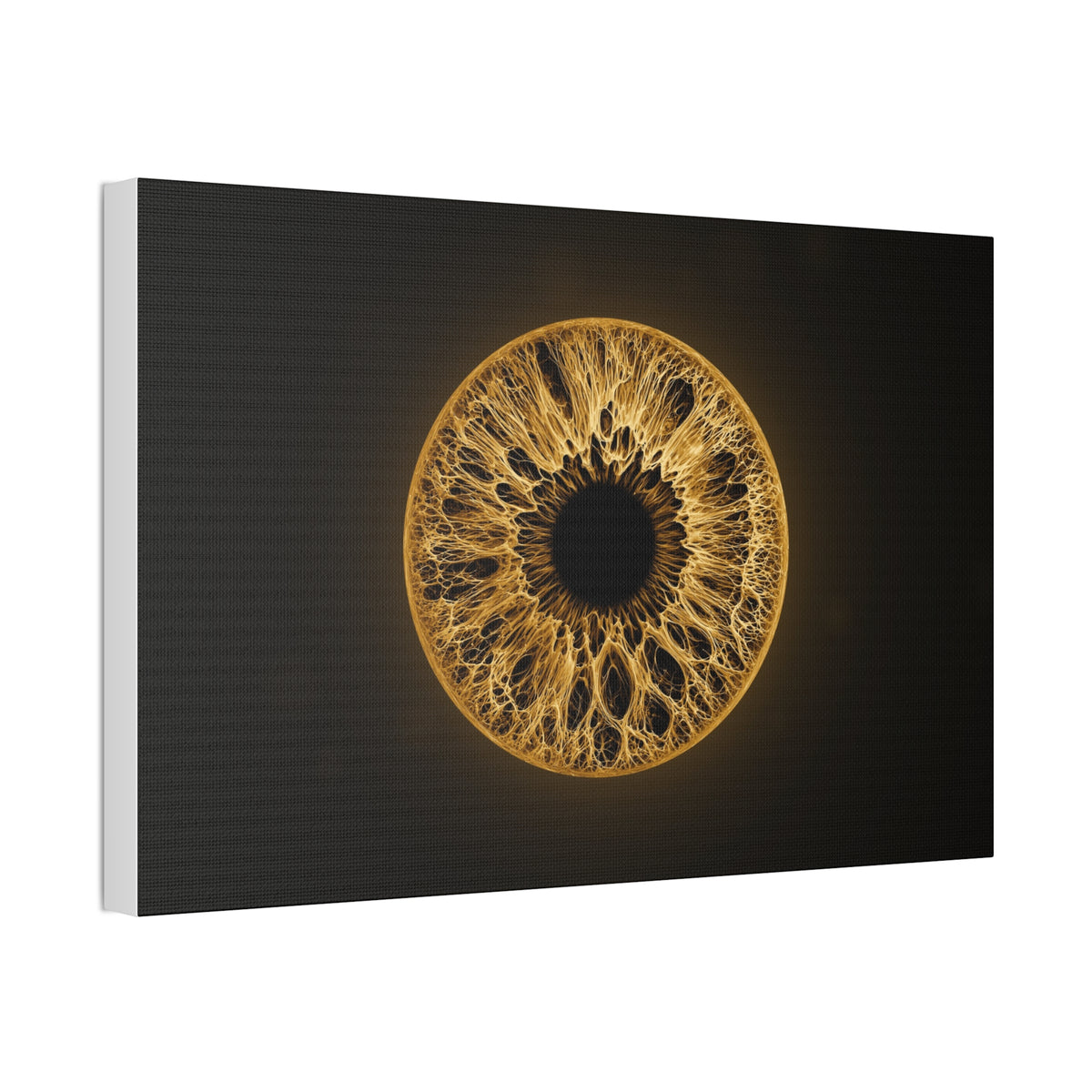 BLXNTT Iris – Lace Web Amber Glossy Canvas
