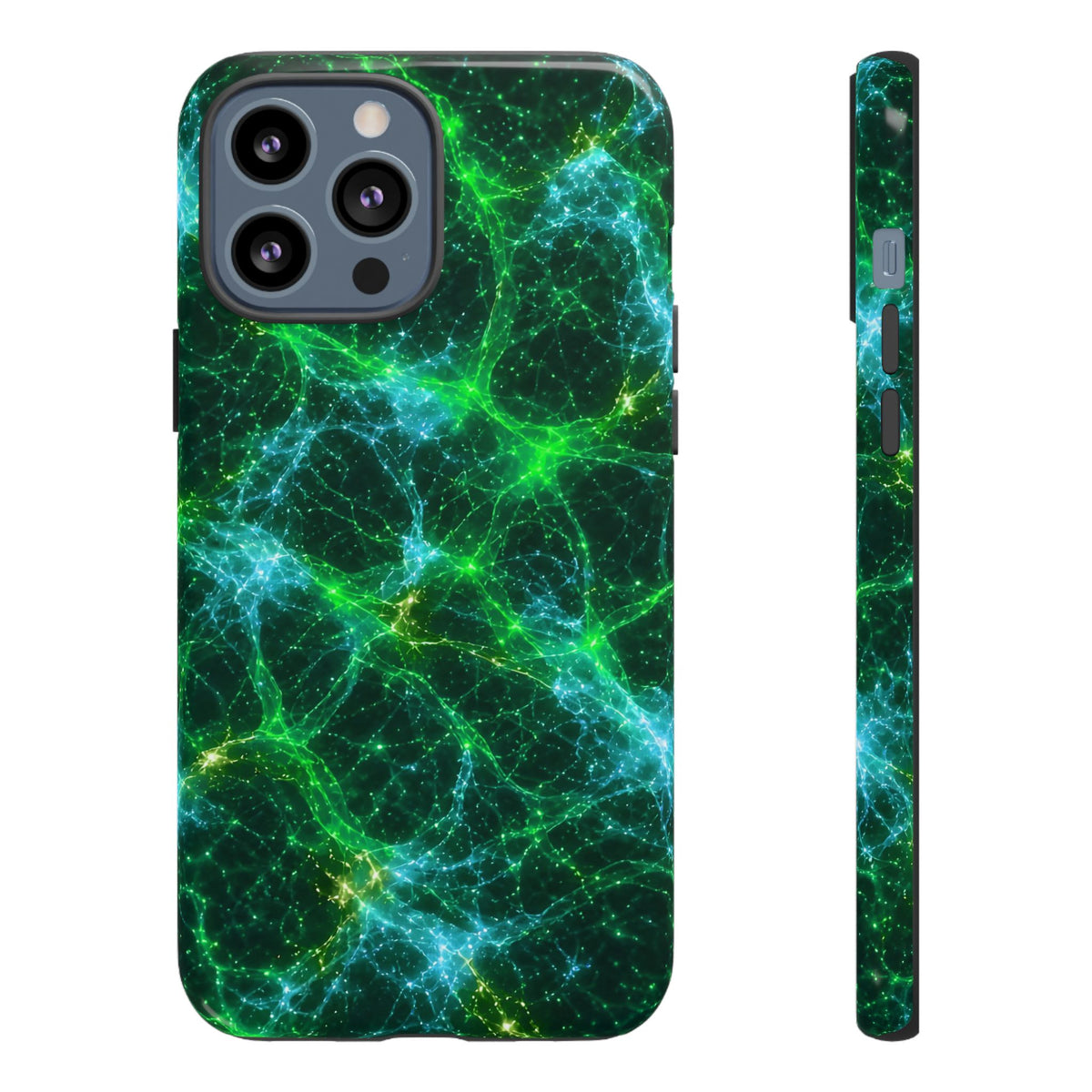 Neon Mycelium - Mermaid Phone Case