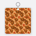 Gingerbread Trippy Christmas Acrylic Keychain