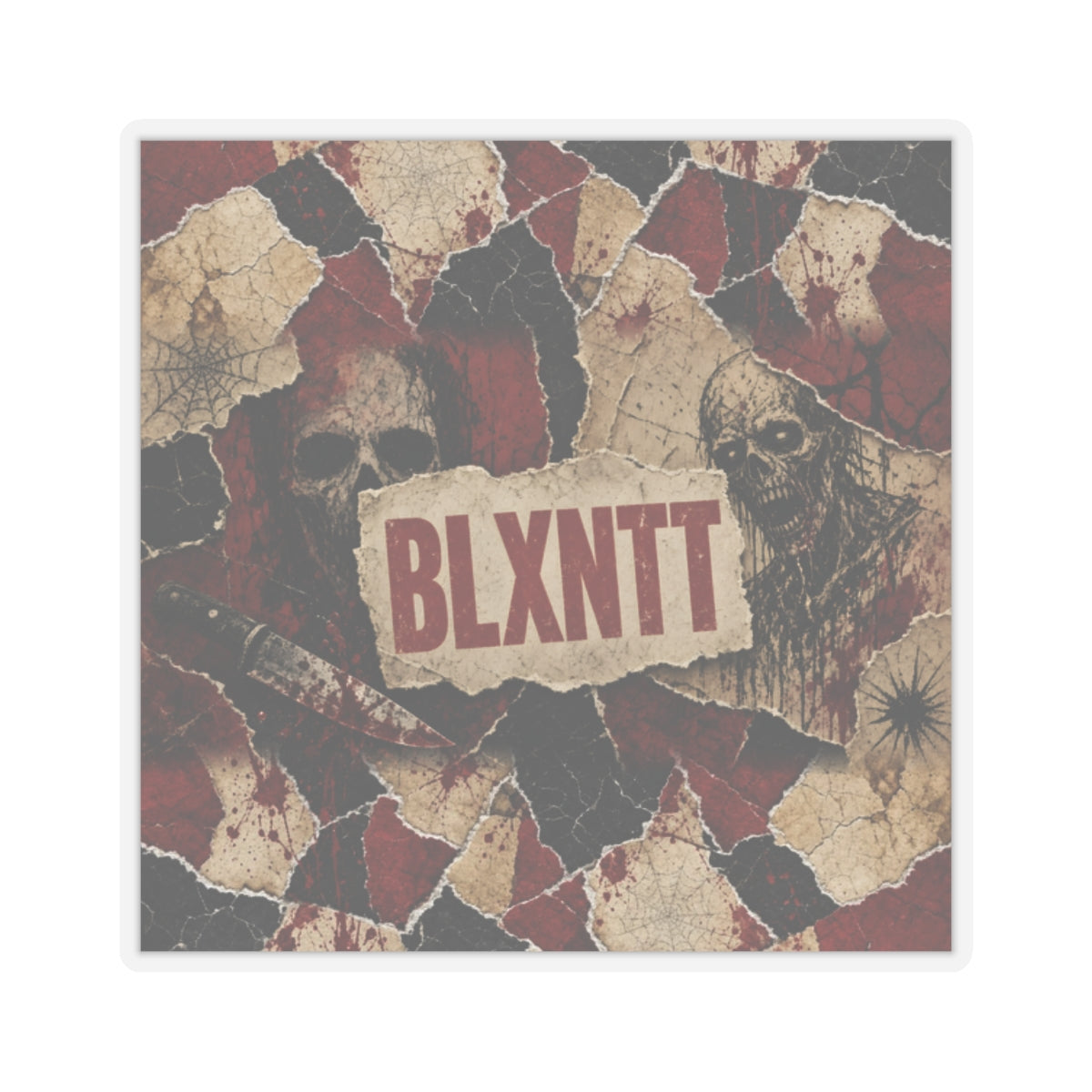 BLXNTT Horror Collage Sticker