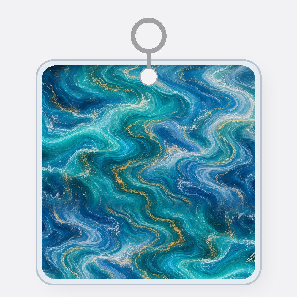 Gold Tide Acrylic Keychain