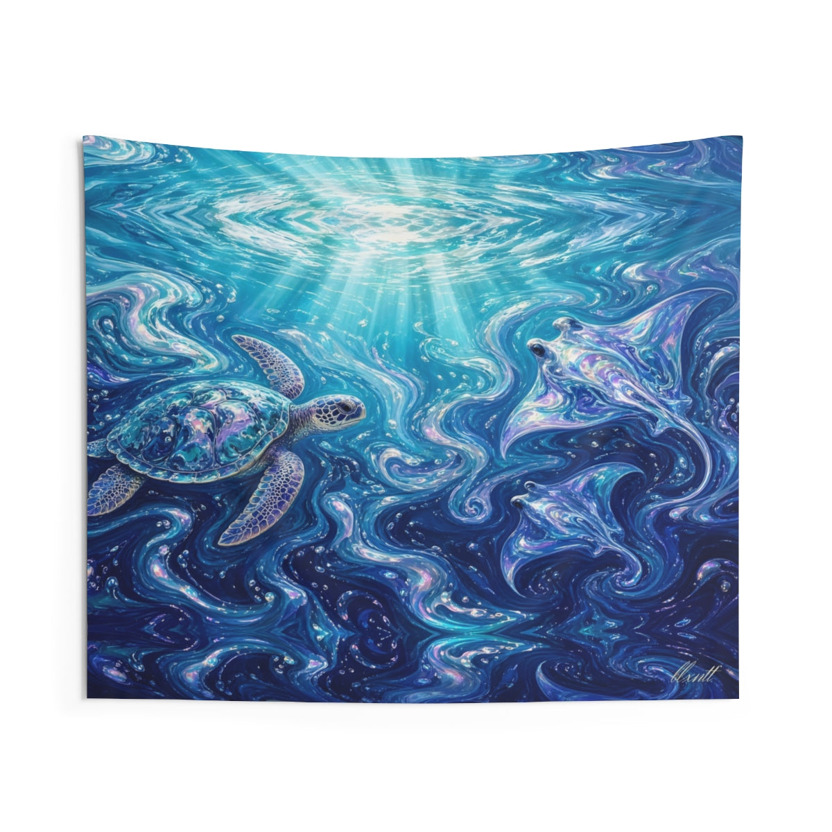 Deep Sea Drift Tapestry