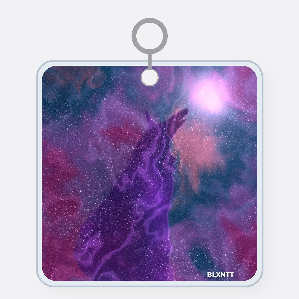 Moonlit Wolf Acrylic Keychain