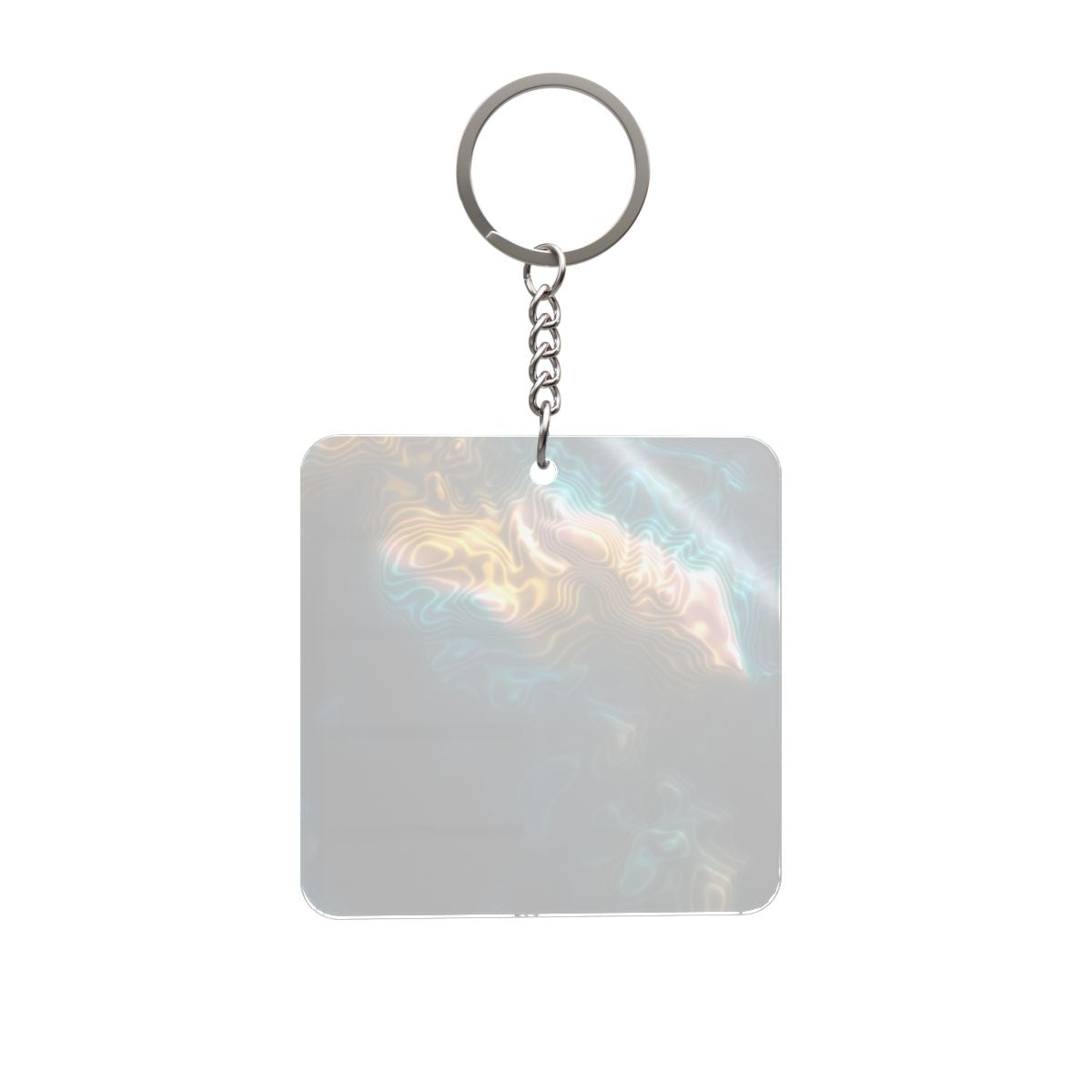Ink in Water Square Keychain