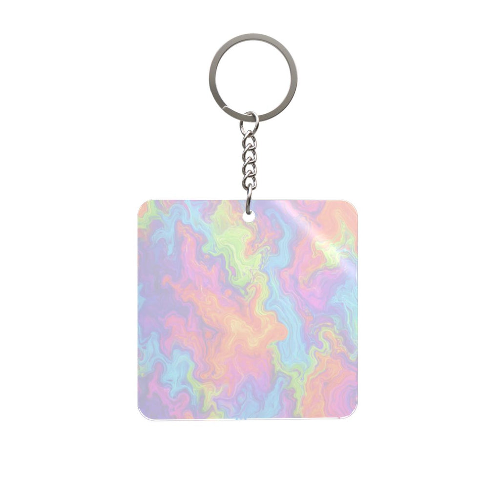 Liquid Dream Square Keychain