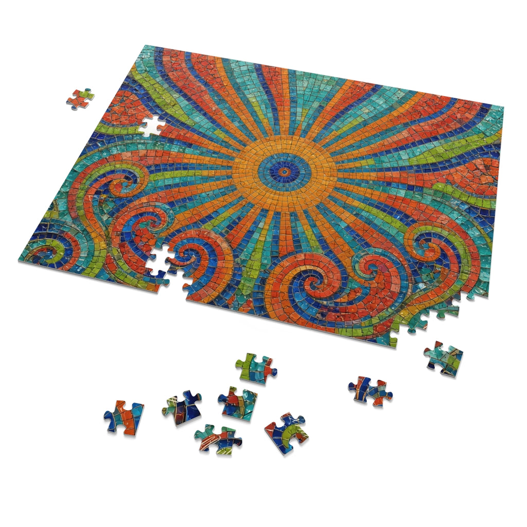 Mosaic Sunburst Puzzle