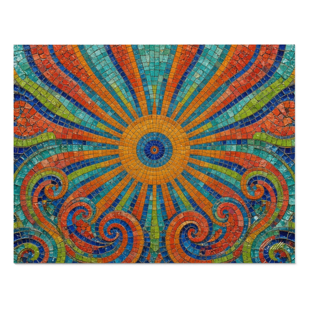 Mosaic Sunburst Puzzle