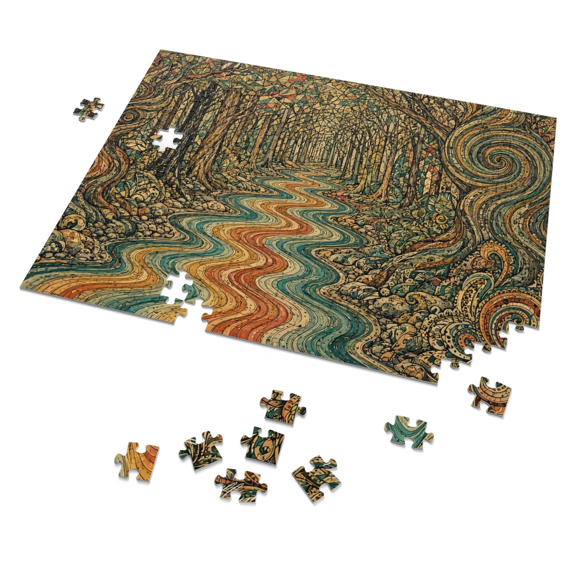 Spiral Forest Puzzle