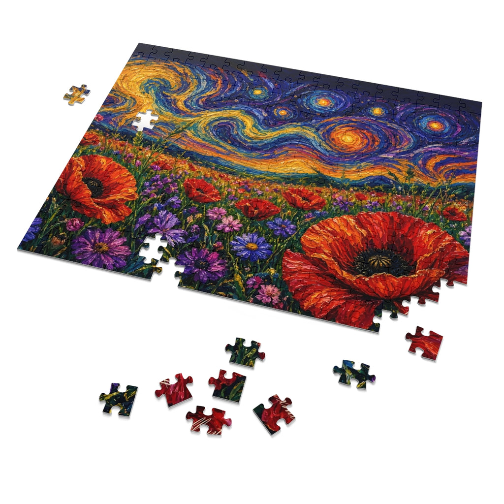Starry Poppies Puzzle